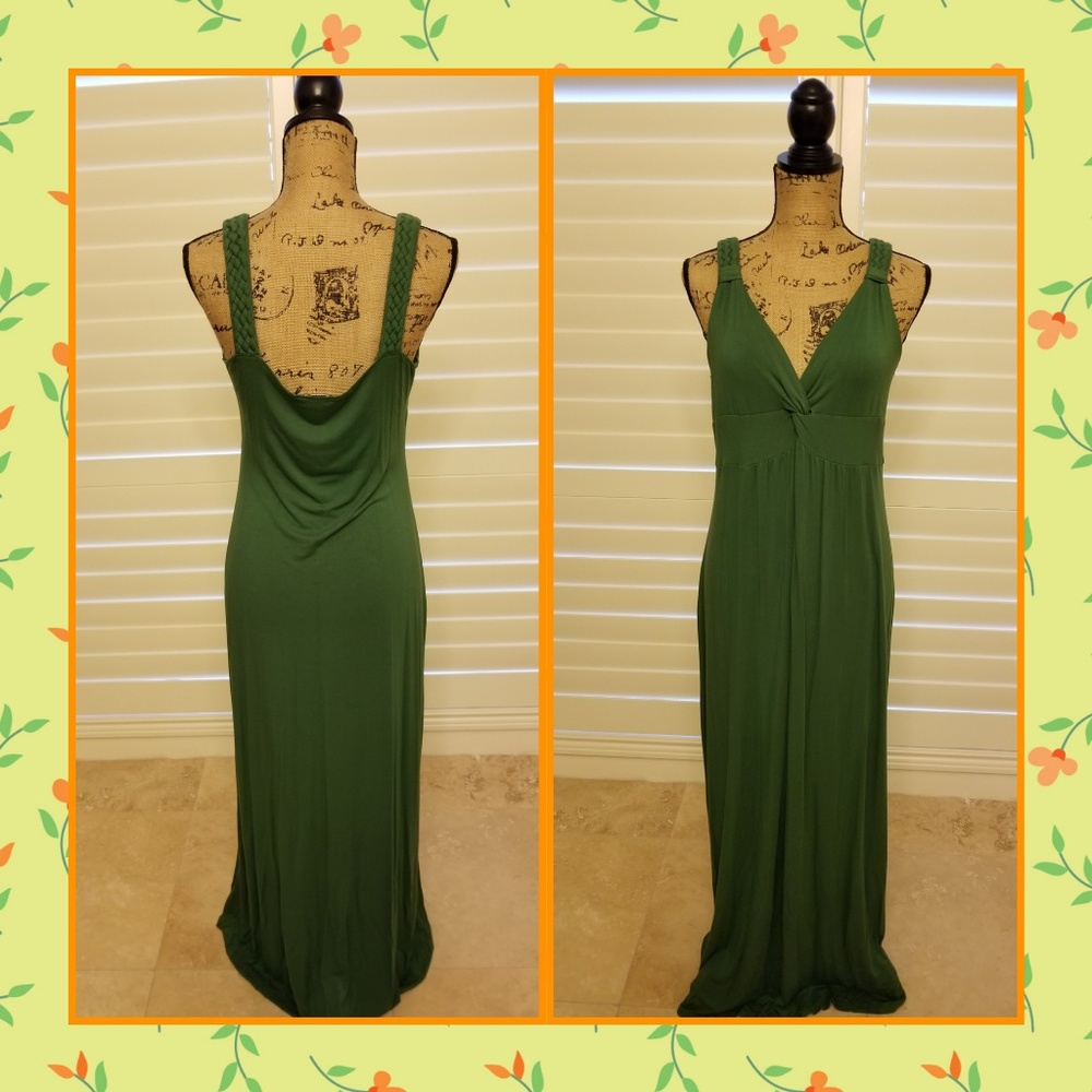 👗Spense Green Dress SZ L